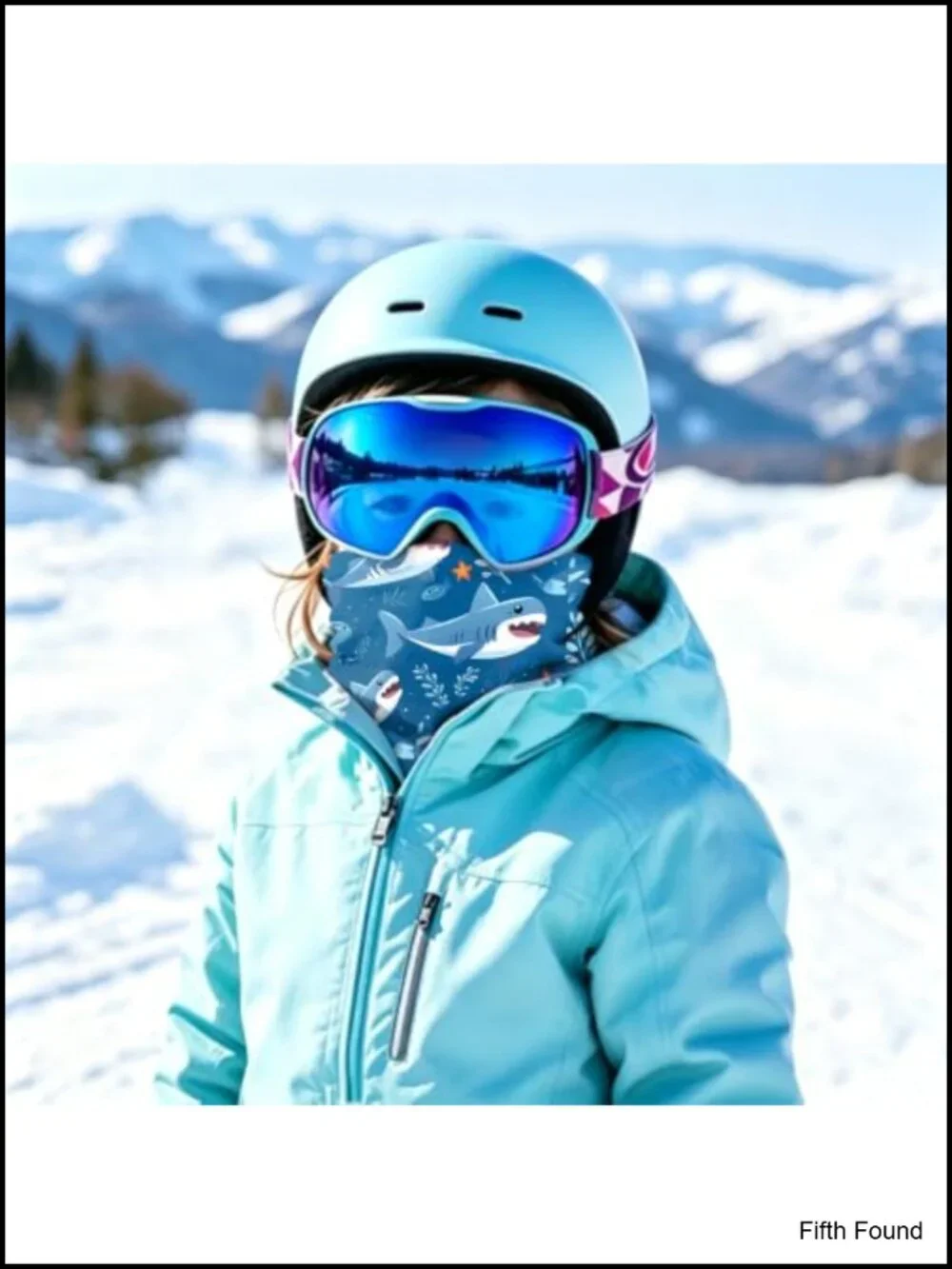 Kids Fleece Neck Gaiter Windproof Winter Warmer Face Cover Boys Girls